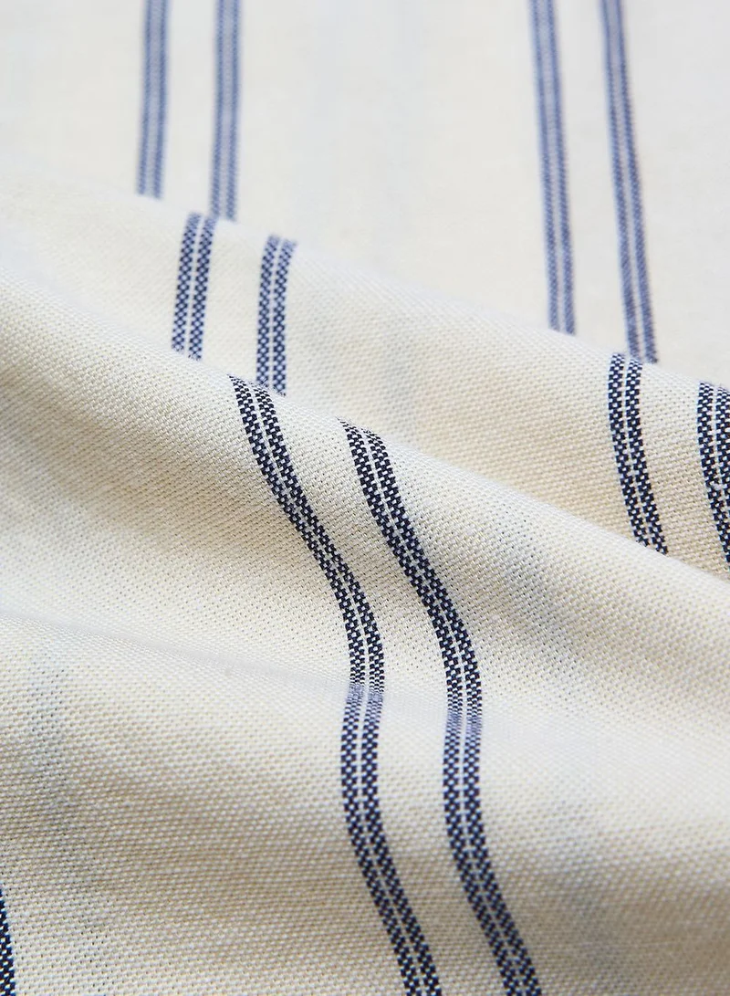 GIORDANO  Men’s Cotton Slim Oxford Shirt with Embroidery for Men | Best Price UAE