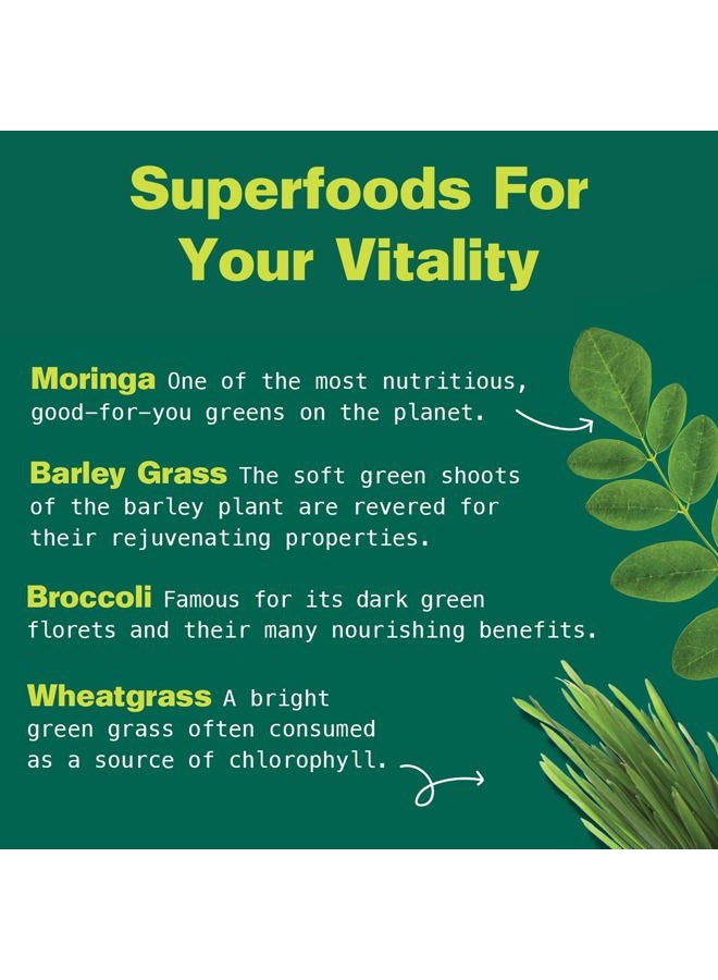 Kuli Kuli Green Power [6 oz] - Super Greens Powder - Nutrient Dense Moringa, Wheatgrass, Broccoli & Barley Grass Blend - 100% Plant Based Organic Superfood Posder Sourced from Remote Farms - Image 5