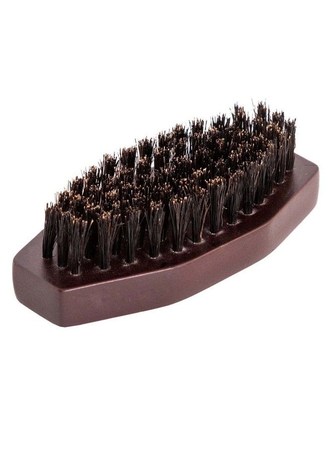 VOLT Octo Beard Brush For Men 100% Natural Pearwood And Real Boar Bristles Medium Hardness Untange And Combs Men - Image 2