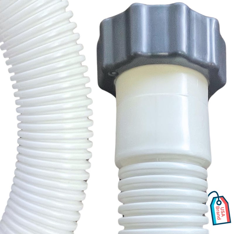 SWIMLINE HYDROTOOLS 1.5-Inch X 5-Foot Pool Pump Filter Connection Replacement Hose W/ Adjustable Cuff For Soft-Sided Above Ground Pools Compatible With Intex Bestway Pumps Sand & Saltwater Systems - Image 1