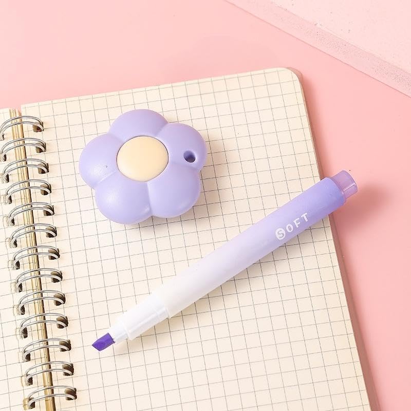 RAMNATH IMPEX Cute Kawaii Stationery Set for Kids - Aesthetic Pastel Pens, MultiColor Pen, Gel Pens, Erasers, Correction Tape, Highlighter, School Supplies, Birthday Gift, Return Gift Set Boys and Girls (7 in 1). - Image 4