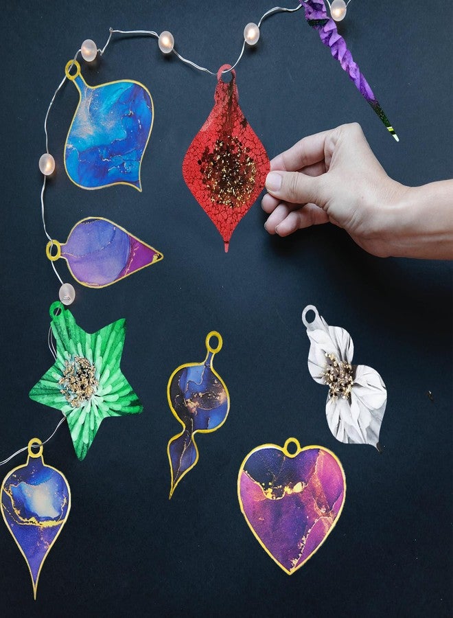 Wehous 2PCS Christmas Resin Molds, Christmas Pendant Keychain Silicone Mold, Christmas Ornament Molds for Epoxy Resin Casting, DIY Resin Accessories Jewelry Art Craft Home Xmas Decor Gift - Image 5