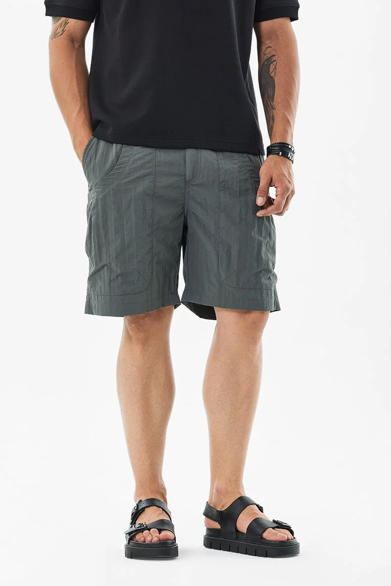 SNITCH 100% Nylon Loose Fit Shorts