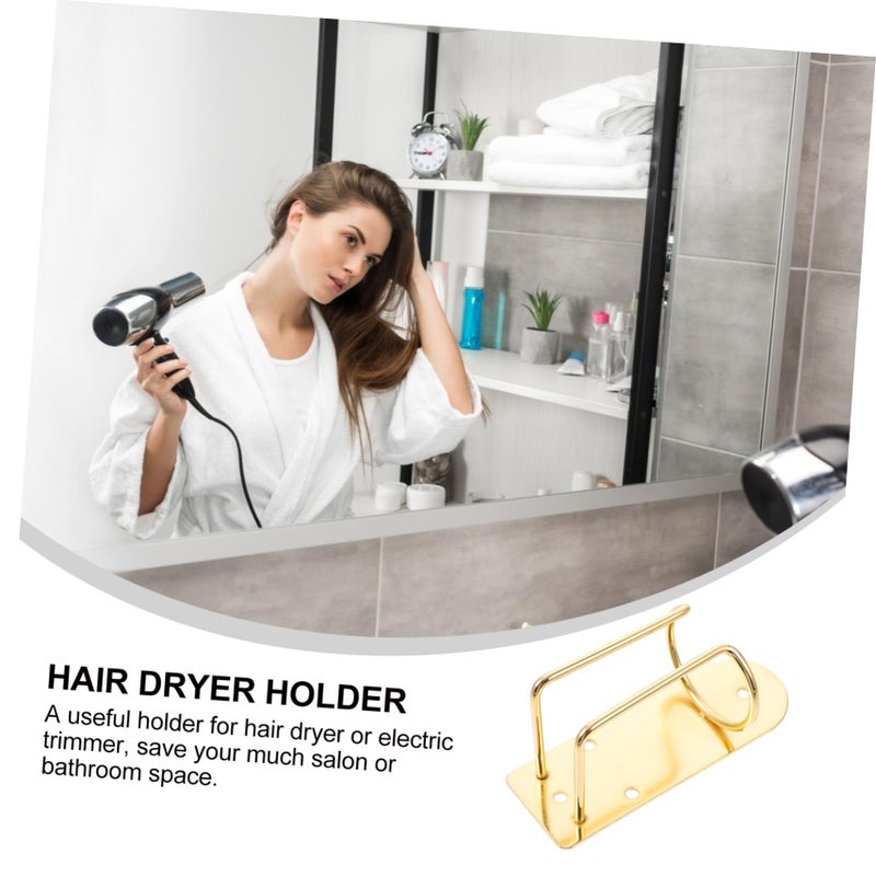 Wall Mounted Hair Dryer Holder For Salon And Home Storage Organizer - Image 4