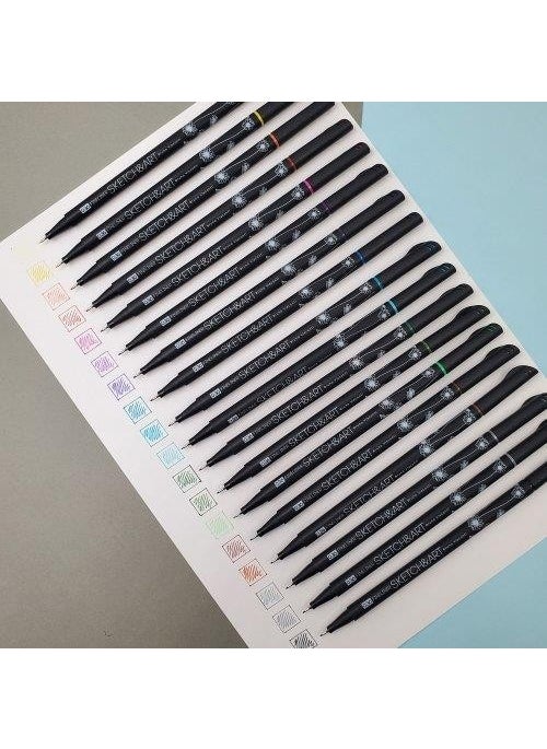 Bruno Visconti - "sketch&art" 0,36MM Fine Tip Pencil 24 Colors - Image 1