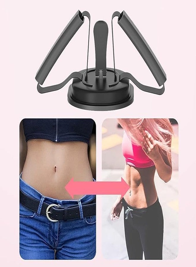 Sisliya Sit Up Bar Sit Up Assistant Equipment,Portable Sit Ups Foot Holder for Abs Home ExerciseFor Weight Lose Gym Workout Abdominal Curl Exercise Work Out Trainer (PINK) - Image 4