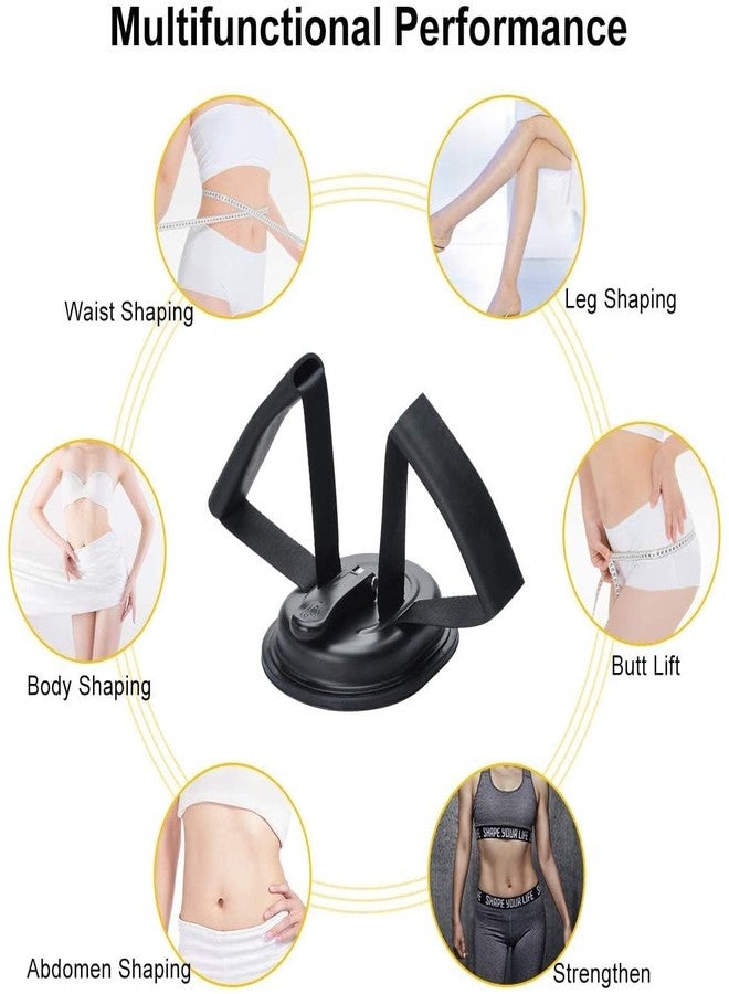 Sisliya Sit Up Bar Sit Up Assistant Equipment,Portable Sit Ups Foot Holder for Abs Home ExerciseFor Weight Lose Gym Workout Abdominal Curl Exercise Work Out Trainer (PINK) - Image 3