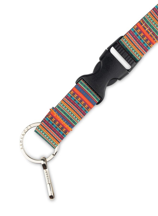 Limeloot Colorful Tribal Premium Lanyard With Breakaway Clasp and Flat Ring - Image 2