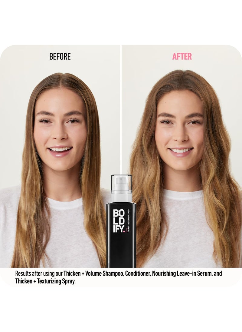 Boldify Boldify 8 Oz Hair Thickening Spray Get Thicker Hair In 60 Seconds Stylist Recommended Hair Thickener For Volume Texture And Lift For Women And Men 8 Ounce  - Image 3