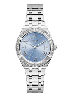 GUESS GUESS ILVER TONE CASE SILVER TONE STAINLESS STEEL WATCH GW0033L5  - Image 1