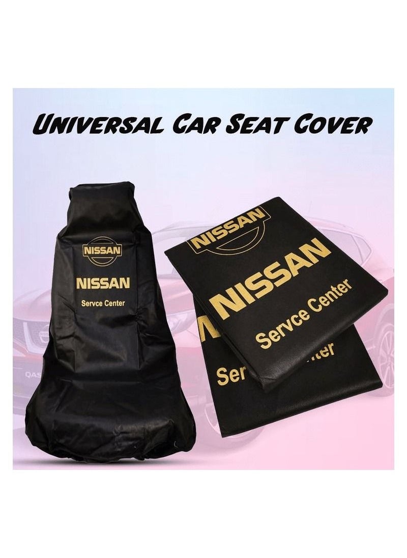 Nissan Car Seat Cover, Universal Car Seat Dust Dirt Protection Cover, Extra Protection For Your Seat 2/pcs Set  - Image 1