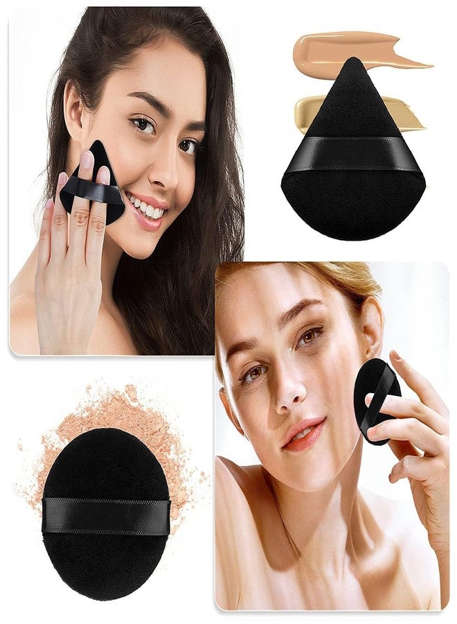 Gonegal Makeup Application with the Coke Makeup Sponge 7-Piece Puff Set in a Jar-4 Large and 3 Small Sponges With Round Puff And Triangle Sponge - Image 5