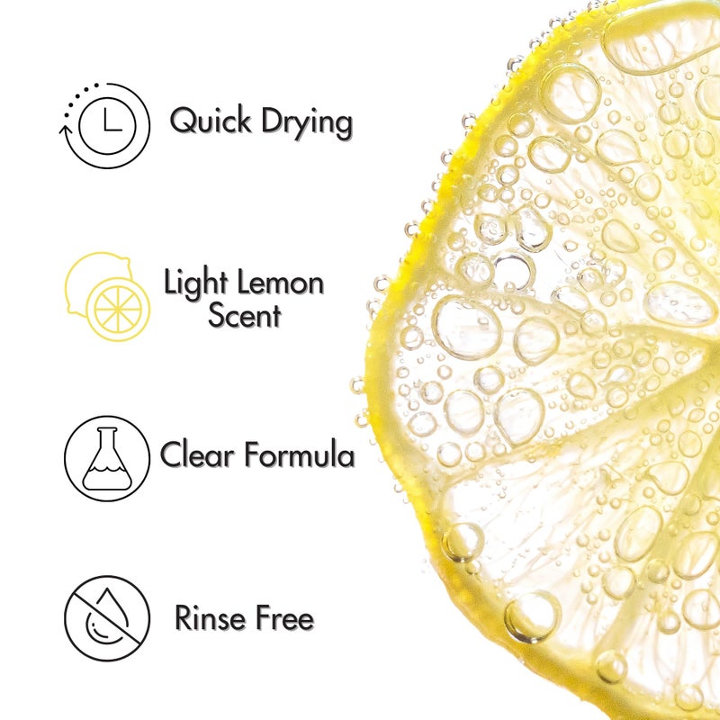 Cinema Secrets Original Makeup Brush Cleaner Kit - Professional Cleanser + Cleansing Tin for Makeup Brushes - Quick-Drying, Rinse-Free Formula - Removes Stubborn Waterproof Make Up - Lemon (8 fl oz) - Image 5