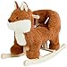 labebe Baby Rocking Horse Brownish Red Fox Rocking Horse with Seat Belt Plush Animal Rocker for Kids Stuffed Rocker Toy for Children 6M3 Years Old GirlBoy - Image 3