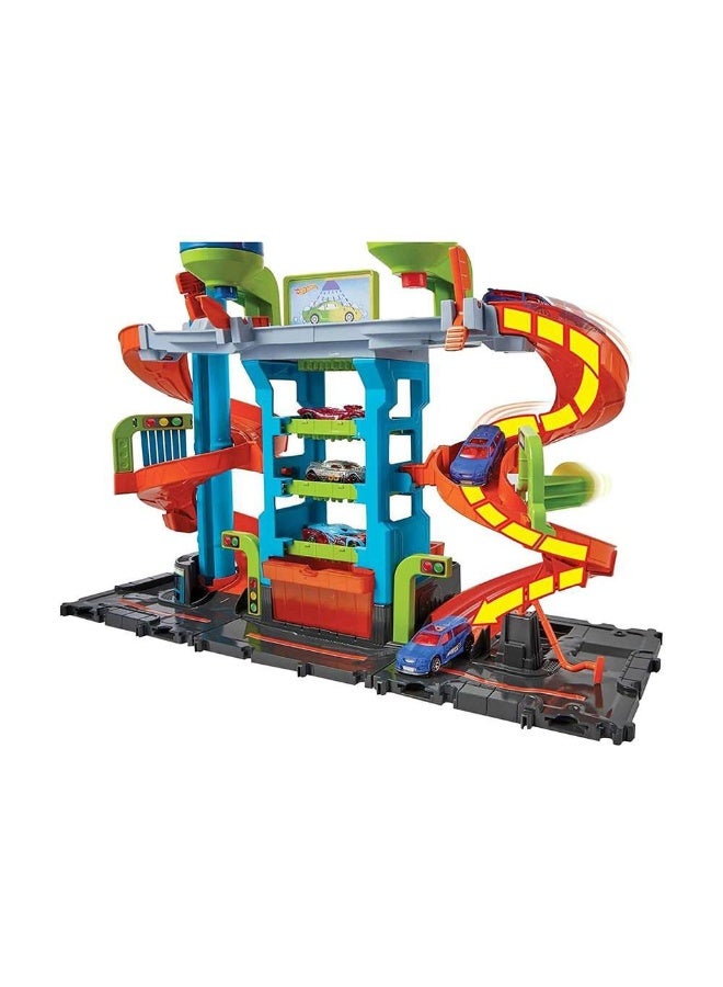Hot Wheels City Mega Tower Car Wash Playset - Image 3