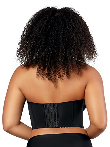 PARFAIT Elissa P50116 Women's Full Bust and Full Figure Strapless Longline Bra-Black-32E - Image 5