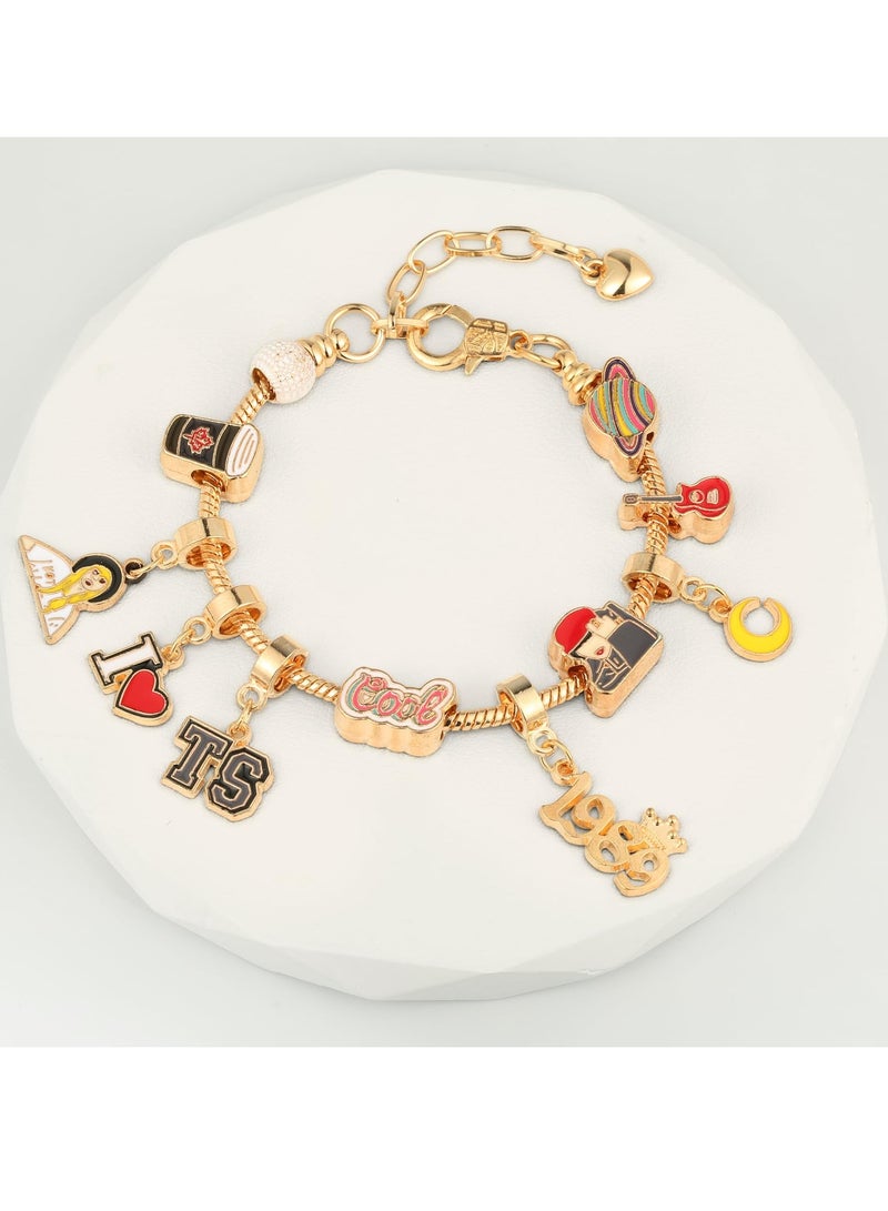 SYOSI 2 Pieces Friendship Bracelets for Women, Inspired Charm Bracelets, Adjustable Matching Couples Best Friend Bracelet Set with Cute Panda Keychain, Ideal Teen Girl Birthday Gifts - Image 2