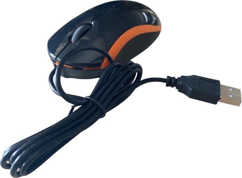 Ncpline Black Optical Mouse Wired - Image 3