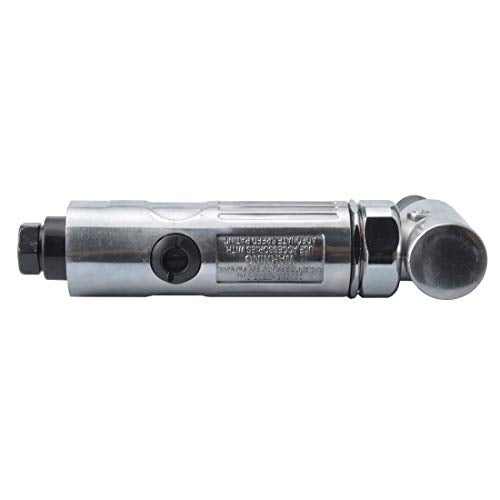 PROSHI 1/4-Inch 90° Angle Air Die Grinder, Mini Pneumatic Angle Die Grinder, Compact Air-Powered Grinder for Grinding, Polishing, Porting, and Deburring - Polished Finish - Image 3