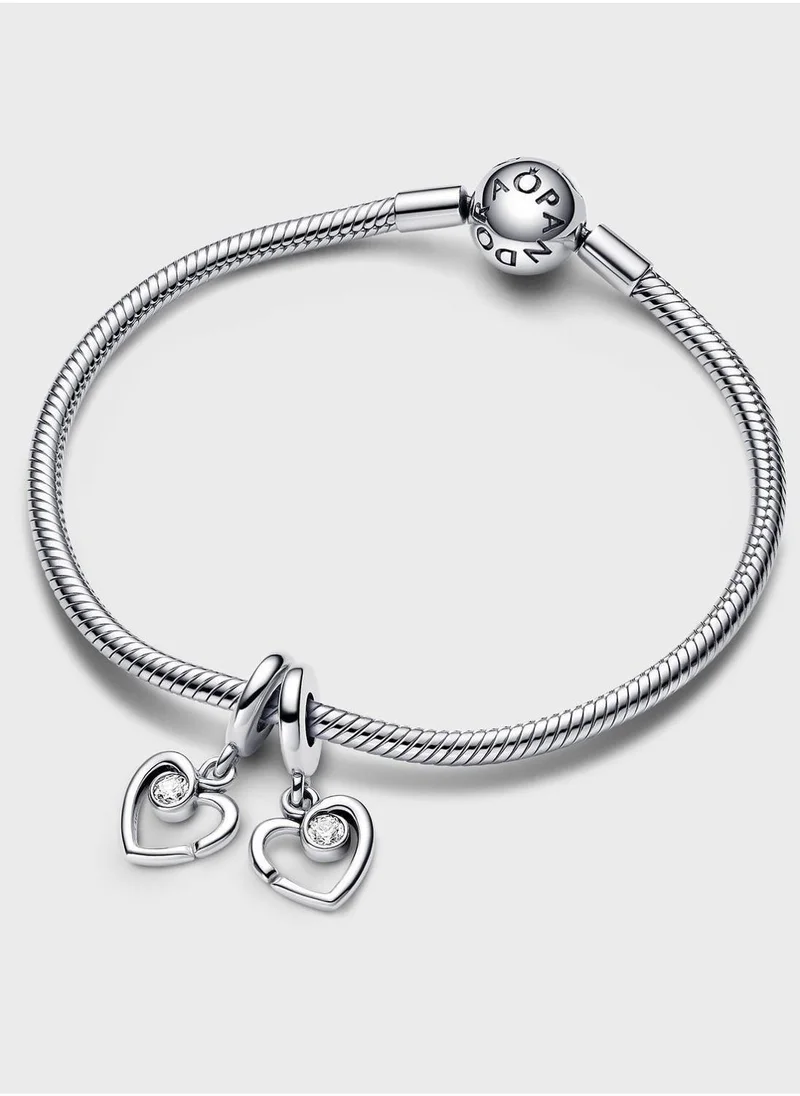 PANDORA Forever & Always Splittable Dangle Charm