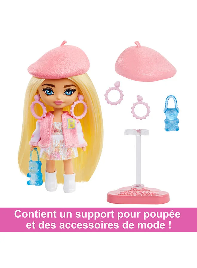 باربي Extra Mini Minis Beret & Varsity Jacket Blonde Hair