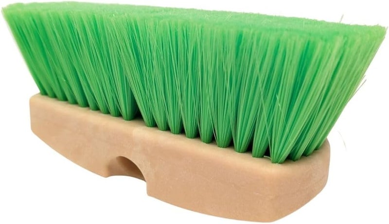 Teravan 8-Inch Green Obround Flow Through Scrub Brush for Cleaning - Image 2
