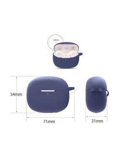 ماركة غير محددة حافظة غطاء من السيليكون متوافقة مع Anker Soundcore Life P2i / Anker R100 حافظة حماية محمولة مع سلسلة مفاتيح  - Image 2