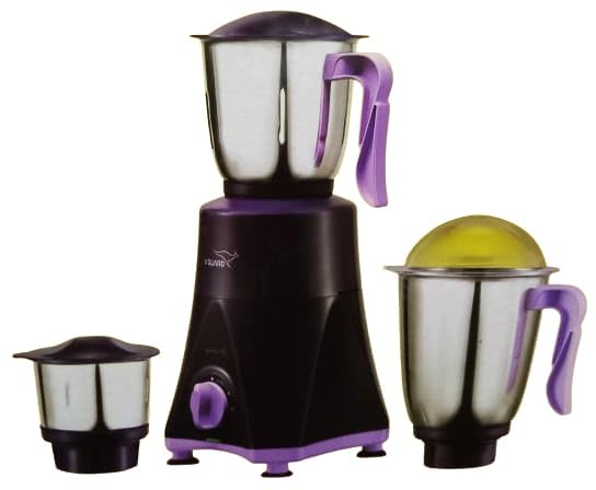 V-Guard Wizmix 750 Mixer Grinder | Delightful Experience | 750 W Energy Efficient Motor | Vortex Flow Technology, Purple Lavender - Image 1