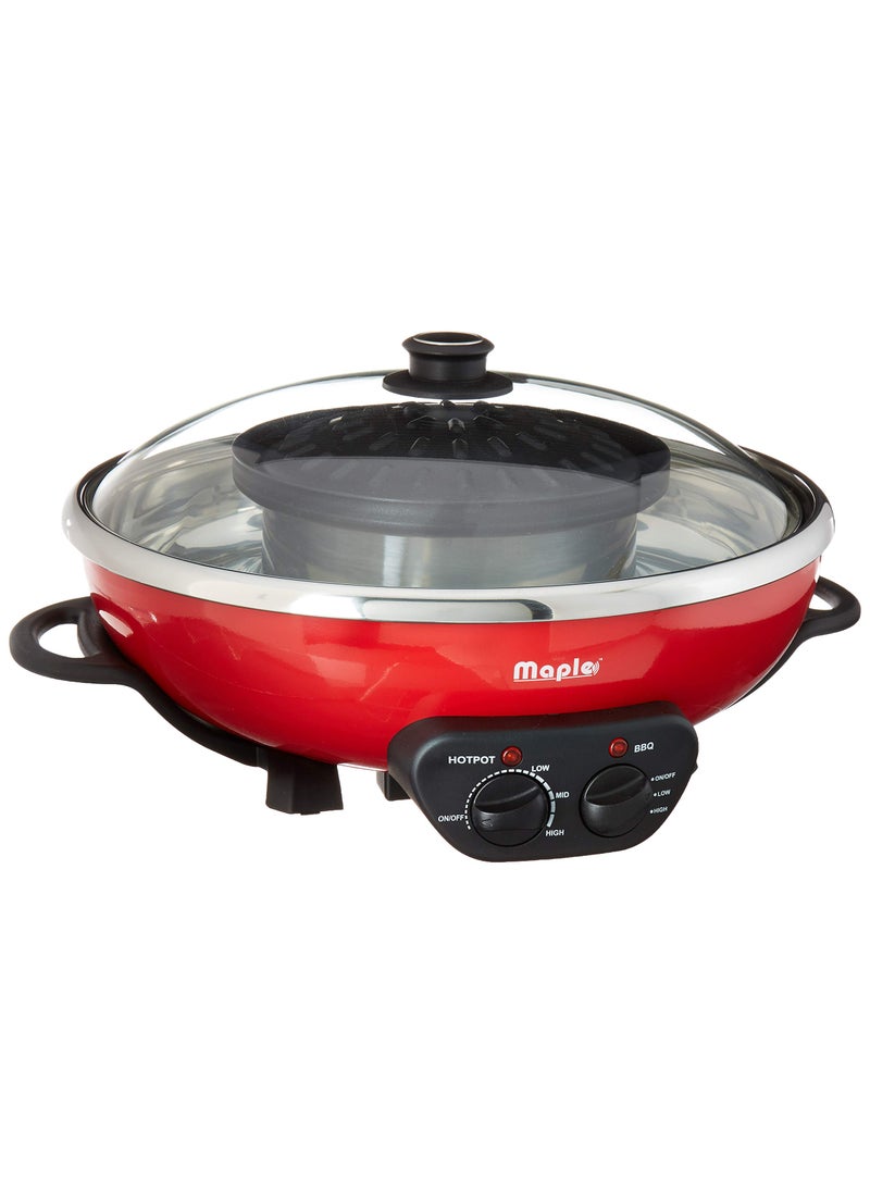 Maple Maple Hot Pots Maple Enjoy Suki Hot Pot Shabu with BBQ Grill 