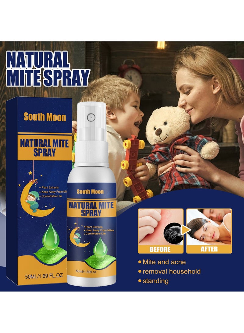 ساوث مون بخاخ شبكي لإزالة العث من ساوث مون، بخاخ لإزالة العث في البيئة الداخلية، وملاءة السرير، ورذاذ لإزالة العث - Image 4