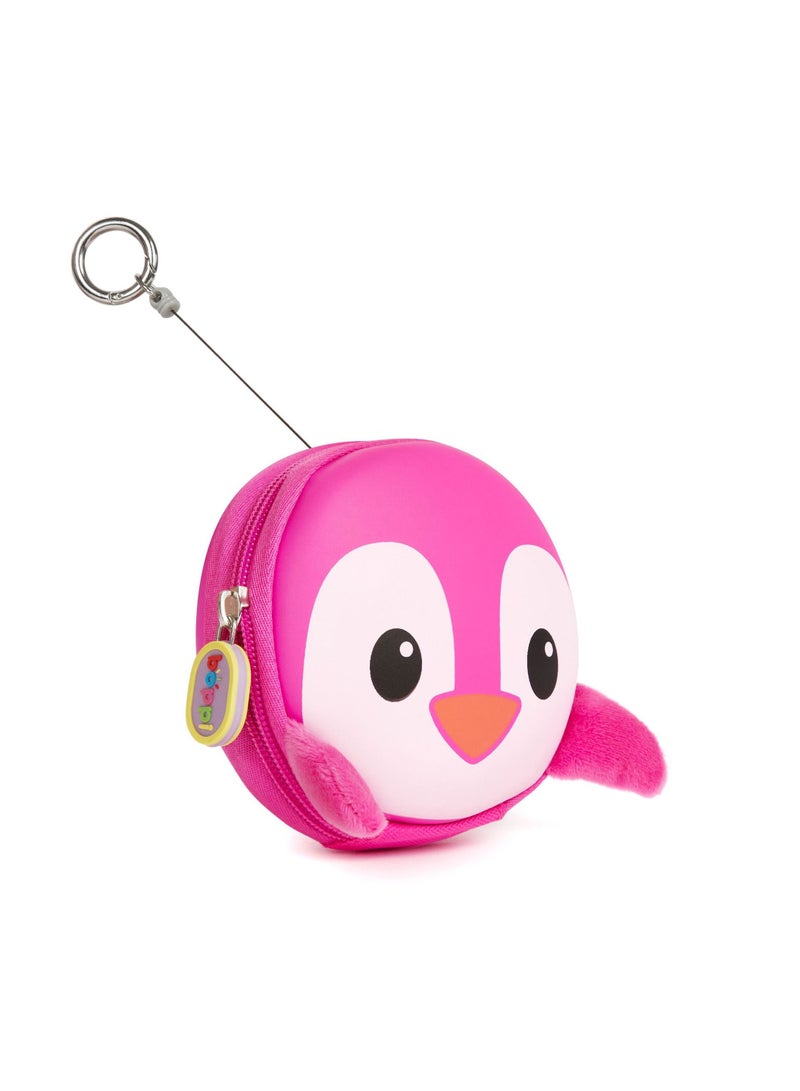 بوبي جراب سلسلة مفاتيح Tiny Trekker من بوبي - بينجوين - وردي Bb116G - Image 3