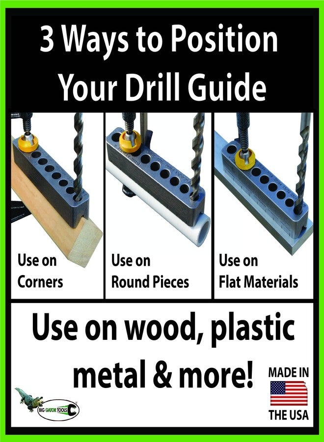 BIG GATOR TOOLS Complete Metric Big Gator Set - 3 pc set - Big Gator Tools V-DrillGuides & V-TapGuide - Image 5