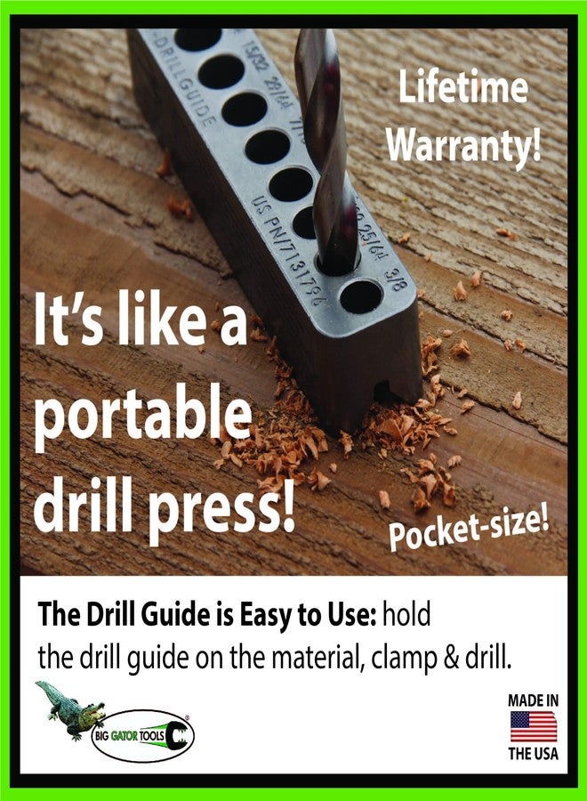 BIG GATOR TOOLS Complete Metric Big Gator Set - 3 pc set - Big Gator Tools V-DrillGuides & V-TapGuide - Image 4