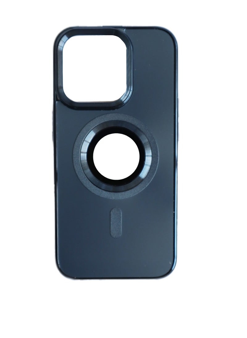 iPhone 15 Pro Max MagSafe Case 6.7 inch Matte Magnetic Shockproof Protective Phone Case Cover For Apple iPhone 15 Pro Max Blue