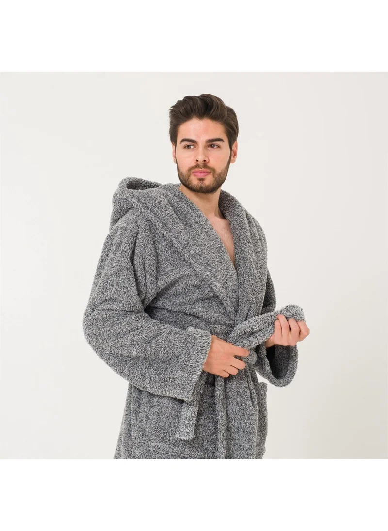 ميسبيغا Men's Long Welsoft Hooded Dressing Gown