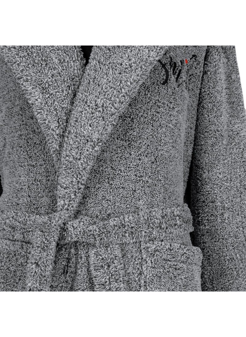 Miespiga Men's Long Welsoft Hooded Dressing Gown  - Image 5