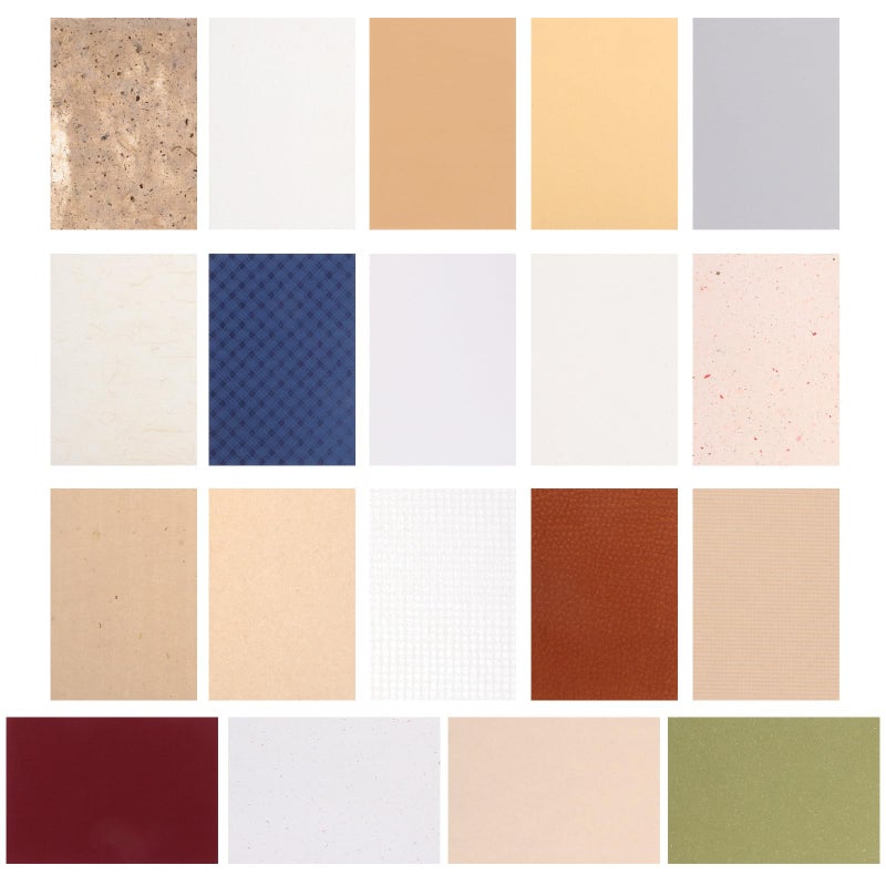 A5 Vintage Scrapbook Paper Set 40 Sheets Textured Floral Patterns for DIY Journals - Image 2