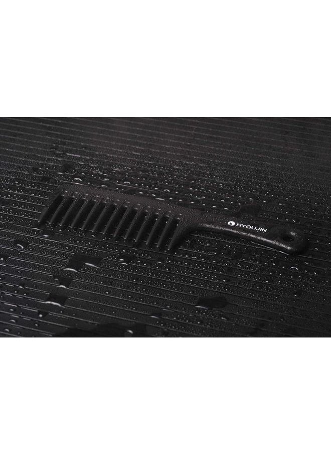 Hyoujin - Black Large Wide Tooth Comb Detangler Detangling Hair Brush,Paddle Hair Comb,Care Handgrip Comb-Best Styling Comb for Curly,Wet,Long Hair - Image 1
