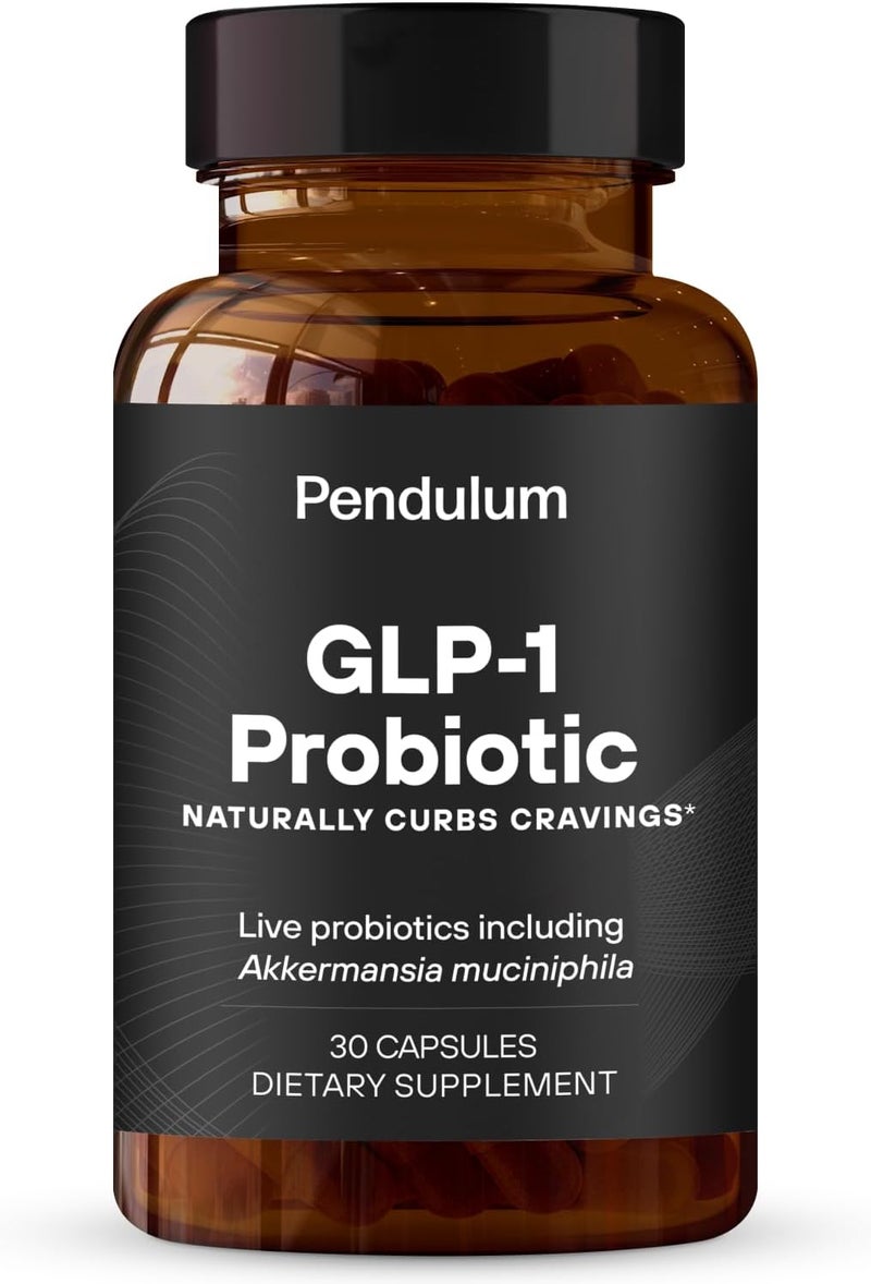 Pendulum Pendulum GLP1 Probiotic  500M AFU MultiStrain Probiotic  Prebiotic  Naturally Support GLP1 Production Sustain Energy and Fuel Your Active Lifestyle  for Men  Women 30 Capsules - Image 1