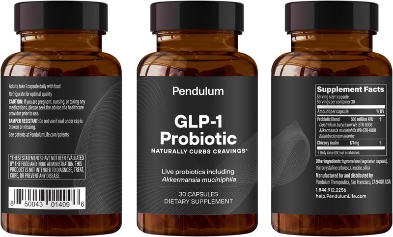 Pendulum Pendulum GLP1 Probiotic  500M AFU MultiStrain Probiotic  Prebiotic  Naturally Support GLP1 Production Sustain Energy and Fuel Your Active Lifestyle  for Men  Women 30 Capsules - Image 4