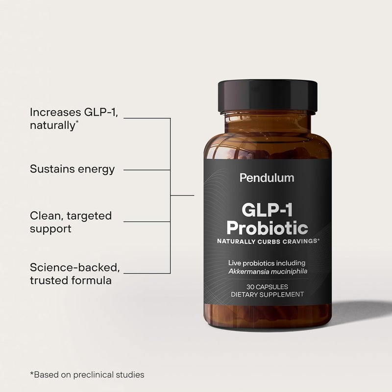 Pendulum Pendulum GLP1 Probiotic  500M AFU MultiStrain Probiotic  Prebiotic  Naturally Support GLP1 Production Sustain Energy and Fuel Your Active Lifestyle  for Men  Women 30 Capsules - Image 5