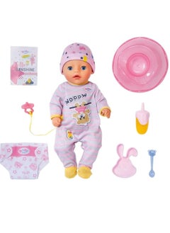 Baby Born دمية بيبي بورن ذات الملمس الناعم للبنات الصغيرة 36 سم  - Image 1
