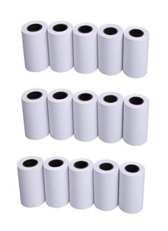 Terabyte Thermal Paper Receipt Rolls 57 x 30mm Bill Ticket Printing for POS/Cash Register Receipt Credit Card Machine, EPOS [15 Rolls]  - Image 1