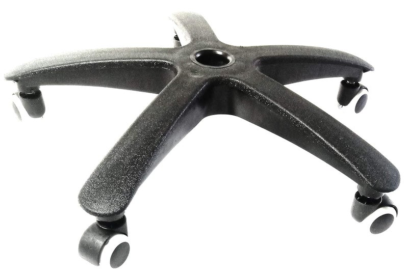 RAJCHAIR RAJCHAIR Portable Chair Umbrella Base with Wheels Plastic Black White Easy Movement Storage  - Image 4