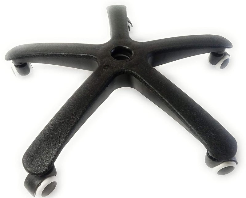 RAJCHAIR RAJCHAIR Portable Chair Umbrella Base with Wheels Plastic Black White Easy Movement Storage  - Image 3