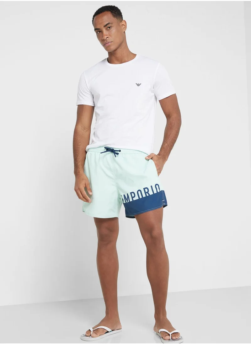 EMPORIO ARMANI Logo Swimshorts