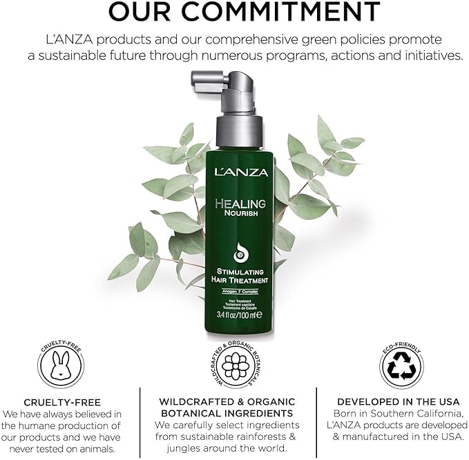 LANZA Healing Nourish Stimulating Shampoo 300 millilitre - Image 4