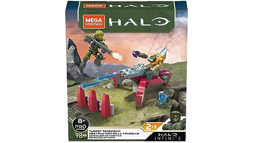 Mega Construx Halo Infinite Turret Takedown 2 Figures Pro Builder 98 Pieces - Image 2