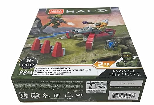 Mega Construx Halo Infinite Turret Takedown 2 Figures Pro Builder 98 Pieces - Image 3