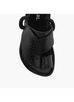 LBL by Shoexpress Boys Textured Slip-On Arabic Sandals  - Image 3